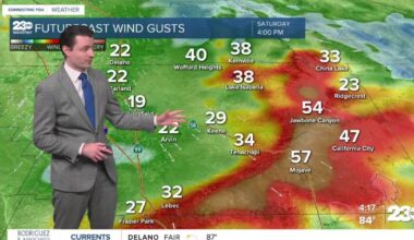Cooler, windier this weekend