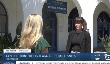 California governor's race puts homelessness front and center in Oceanside