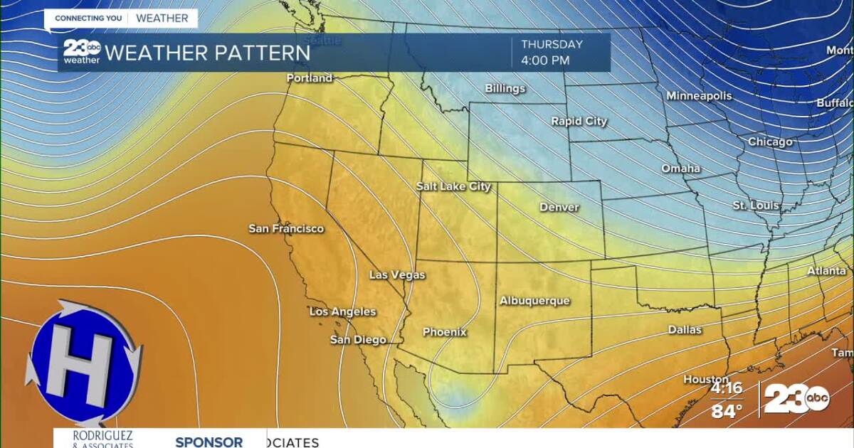 90s through the weekend, triple digits next week