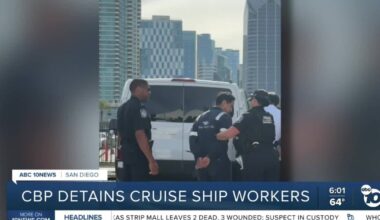 CBP detained multiple cruise ship workers at San Diego Port