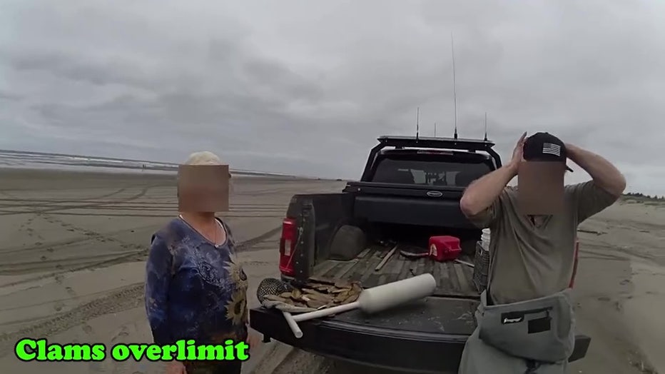 Long Beach Illegal Clam Diffing Bodycam