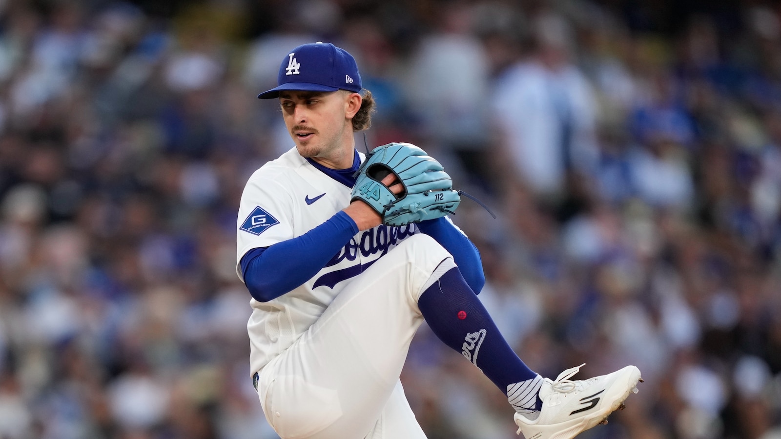 Dodgers beat Phillies as Justin Wrobleski strikes out 9 and Los Angeles hits 4 homers