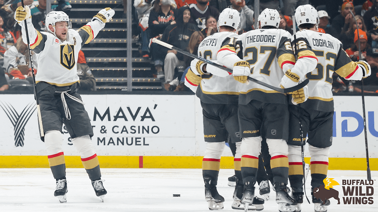 Golden Knights Eliminate Ducks, 5-1, in Series-Clinching Victory