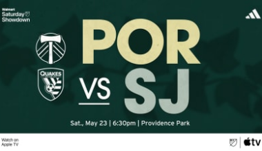 Matchday | Timbers face San Jose Earthquakes in a Soccer Celebration Send-off