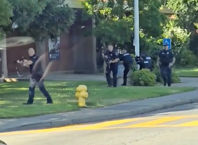 Police received reports of an active shooter at the NorCal library just past 5 p.m., and rushed to the scene. Jeannie Schroeder