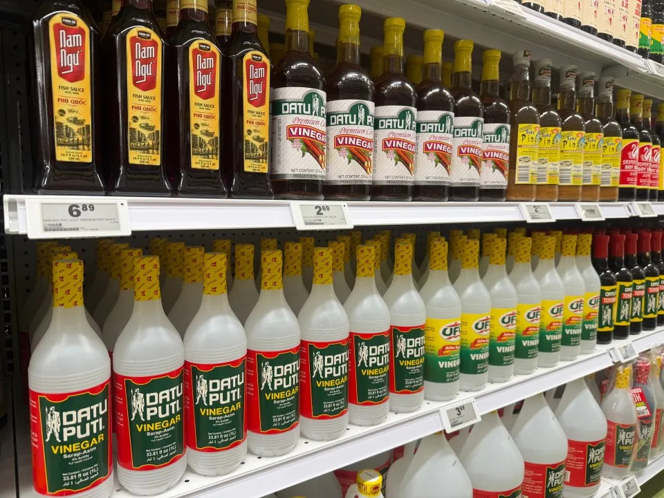T&T Supermarket imports products from all over Asia, including this vinegar brand from the Philippines.