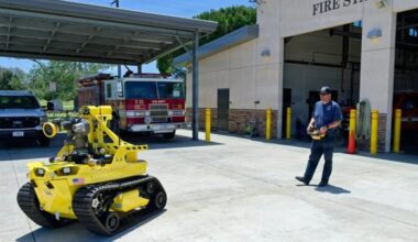 U.S. Navy says robotic firefighting equipment used in Garden Grove emergency