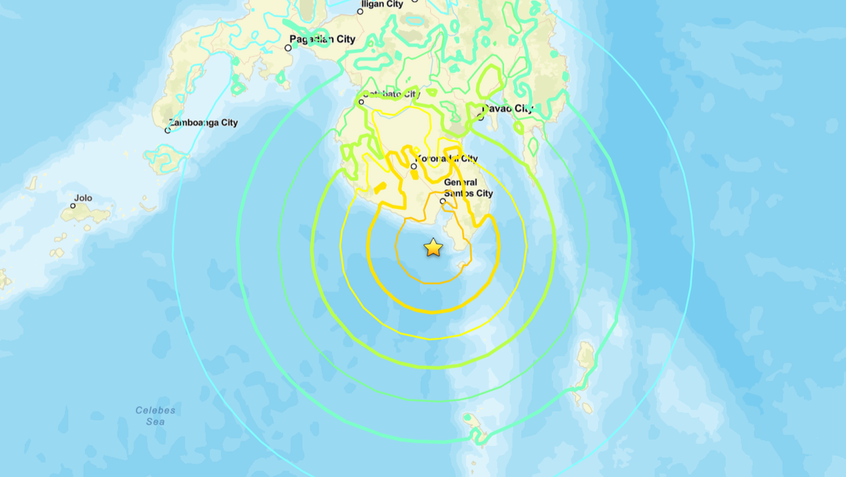No tsunami danger to California after 7.8 earthquake strikes off Philippines
