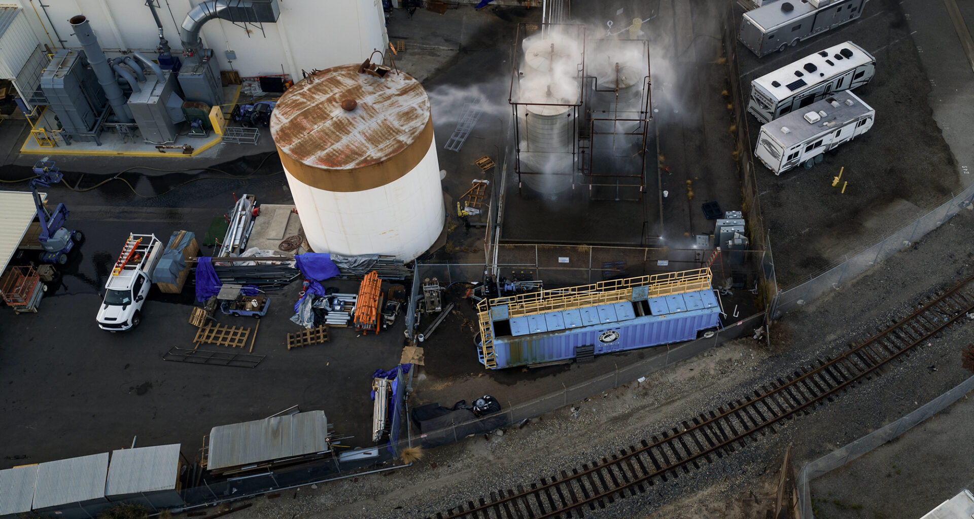 Where methyl methacrylate is stored in California