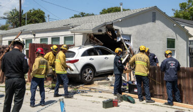 Driver arrested for DUI, 2 hurt when car crashes into North Long Beach home • Long Beach Post News