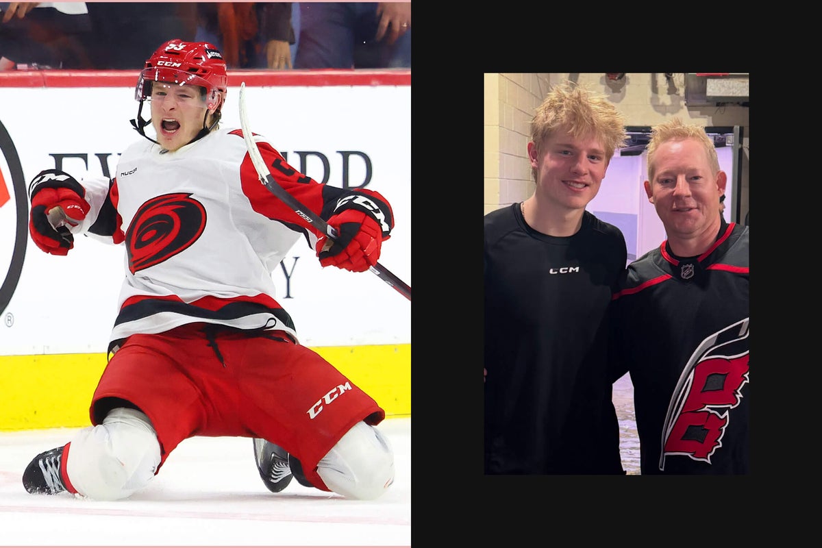 ‘Dude, my kid’s playing in the Stanley Cup Final’: Jackson Blake and an NHL dad’s dream come true