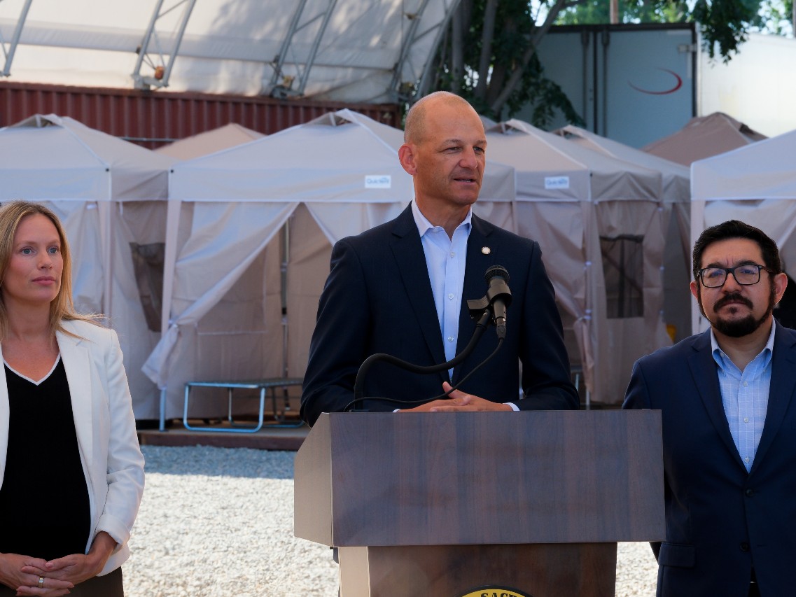 Sacramento opens ‘safe camping’ site amid questions about homeless services