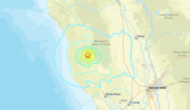 5.6-magnitude earthquake strikes near Redwood Valley in Northern California