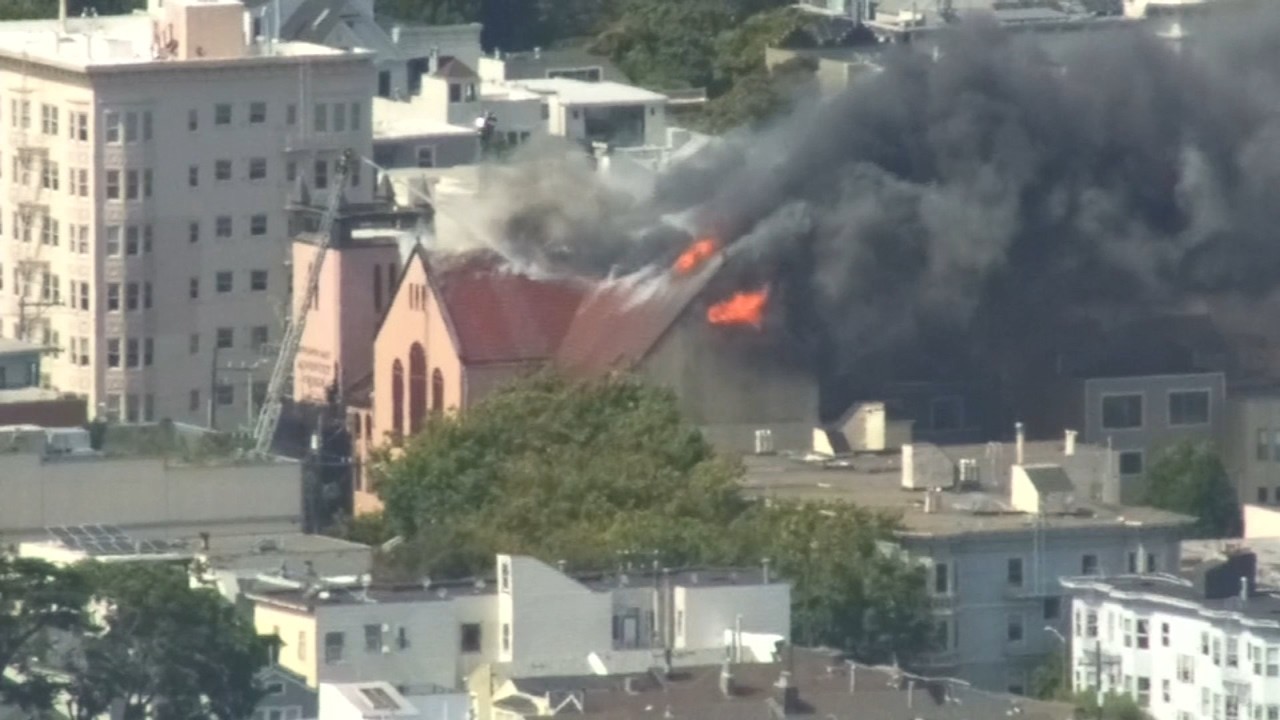 San Francisco church fire causing shelter in place order, power outage - WATCH LIVE