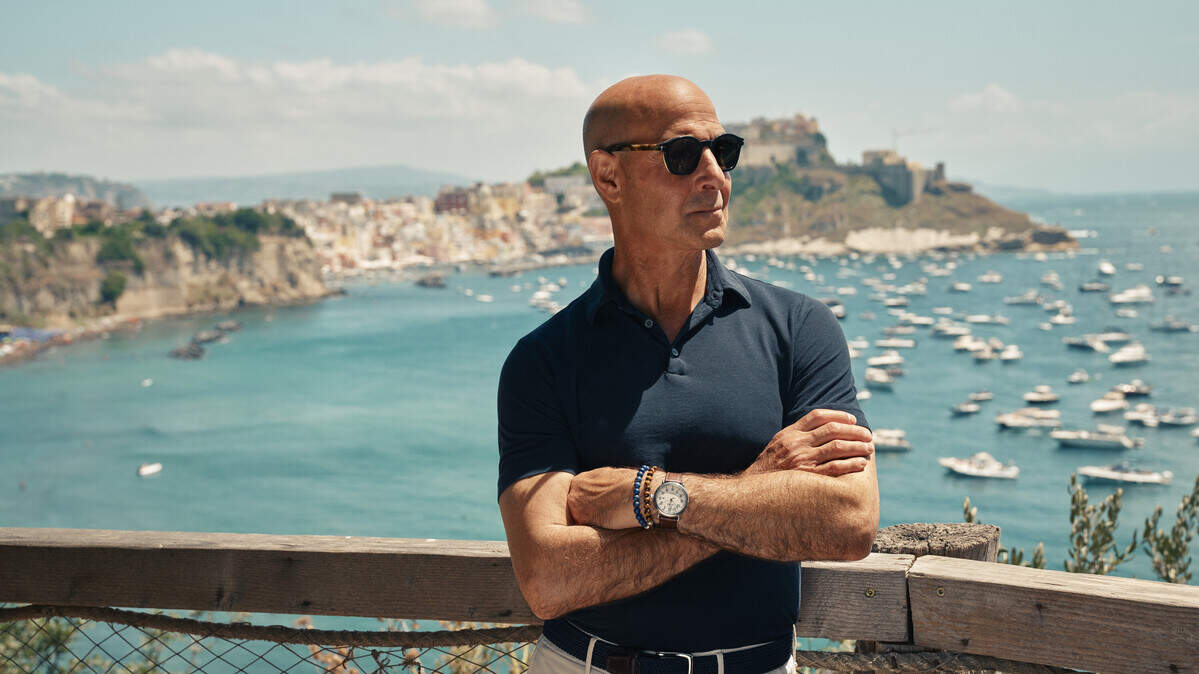 Everything Stanley Tucci wants you to know before your first trip to Italy. Stanley Tucci visits the island of Procida. The smallest and least visited of Campania’s three main islands, Procida is roughly 2 miles (3 kilometers) across and home to 10,000 people.