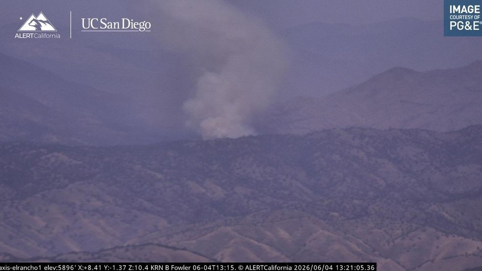 Forward progress stopped for a fire that burned over 100 acres in Caliente Thursday afternoon. PHOTO: AlertCalifornia