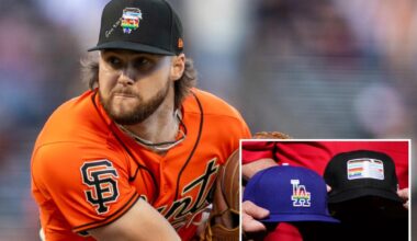 SF Giants players quietly rebel against Pride Night caps