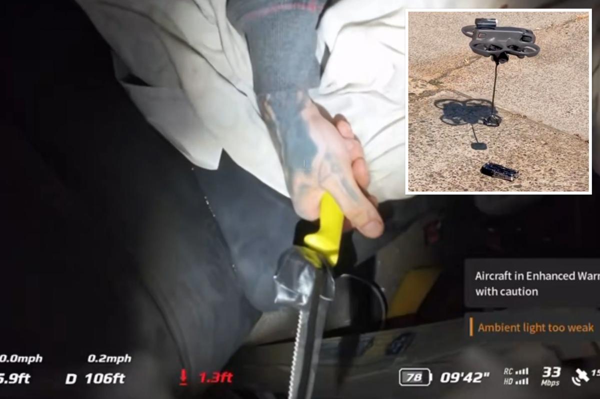 Sacramento cops deploy incredible new tactic to disarm violent maniac using a drone