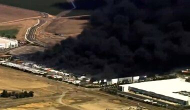 Fire at medical equipment warehouse in California prompts evacuations at nearby warehouses :: WRAL.com