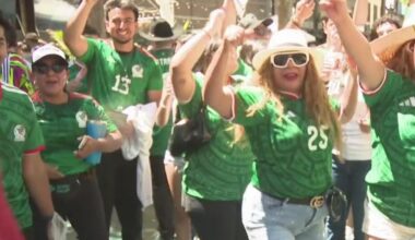 Mexico fútbol fans pack San Jose World Cup watch party