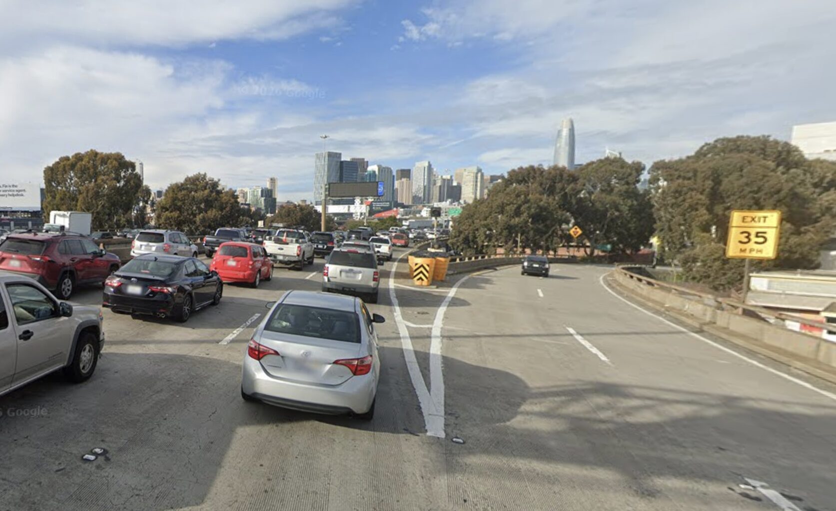 Teen killed days after graduation as car falls 25 feet off SF highway