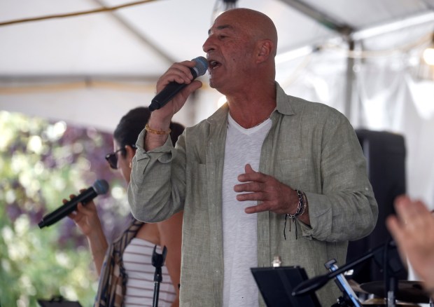 Members of Mythos perform at the San Jose Greek Festival at St. Nicholas Greek Orthodox Church in San Jose, Calif., on Sunday, May 31, 2026. (Nhat V. Meyer/Bay Area News Group)
