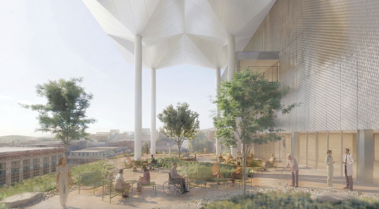 San Francisco's new Kaiser hospital will have sky lounge, garden