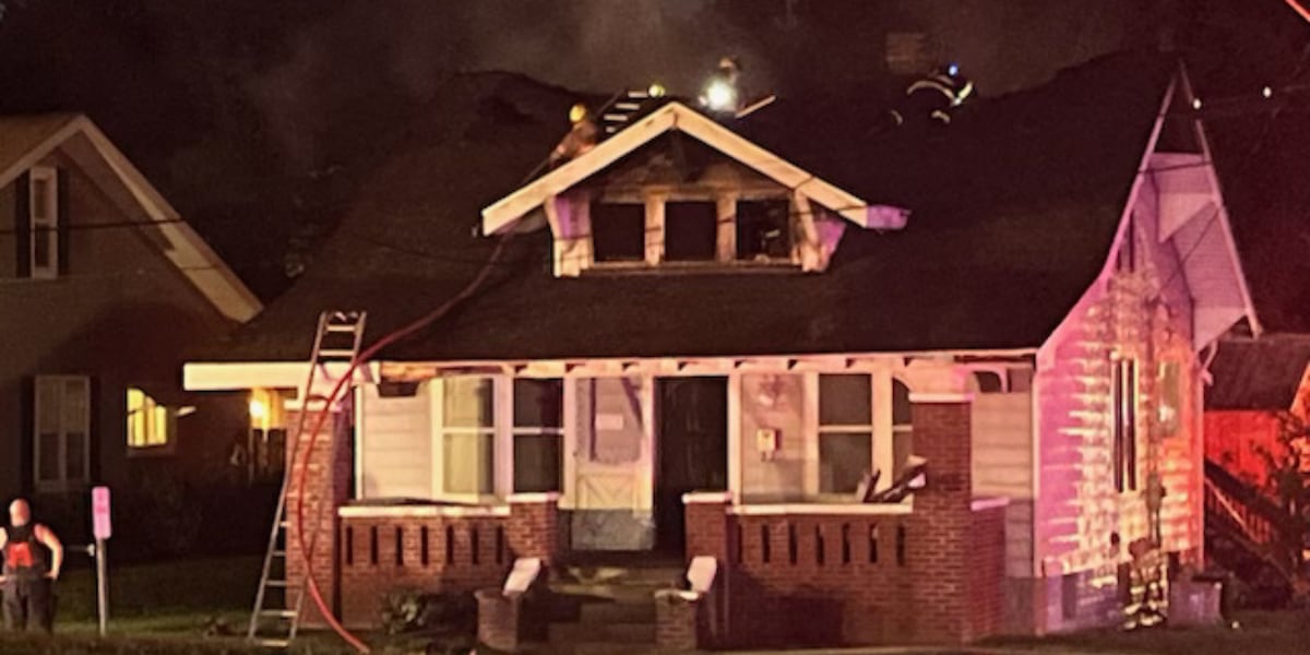 Several crews fighting fire Tuesday night in Oakland City