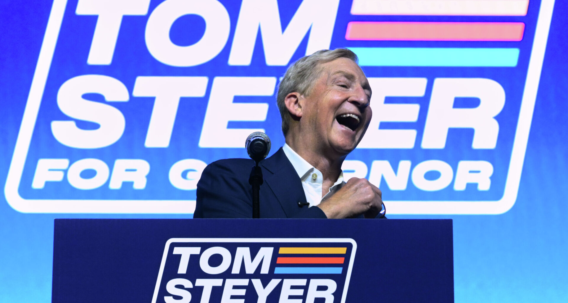 Trailing in 3rd for Calif. governor, Steyer says he's 'an optimist'