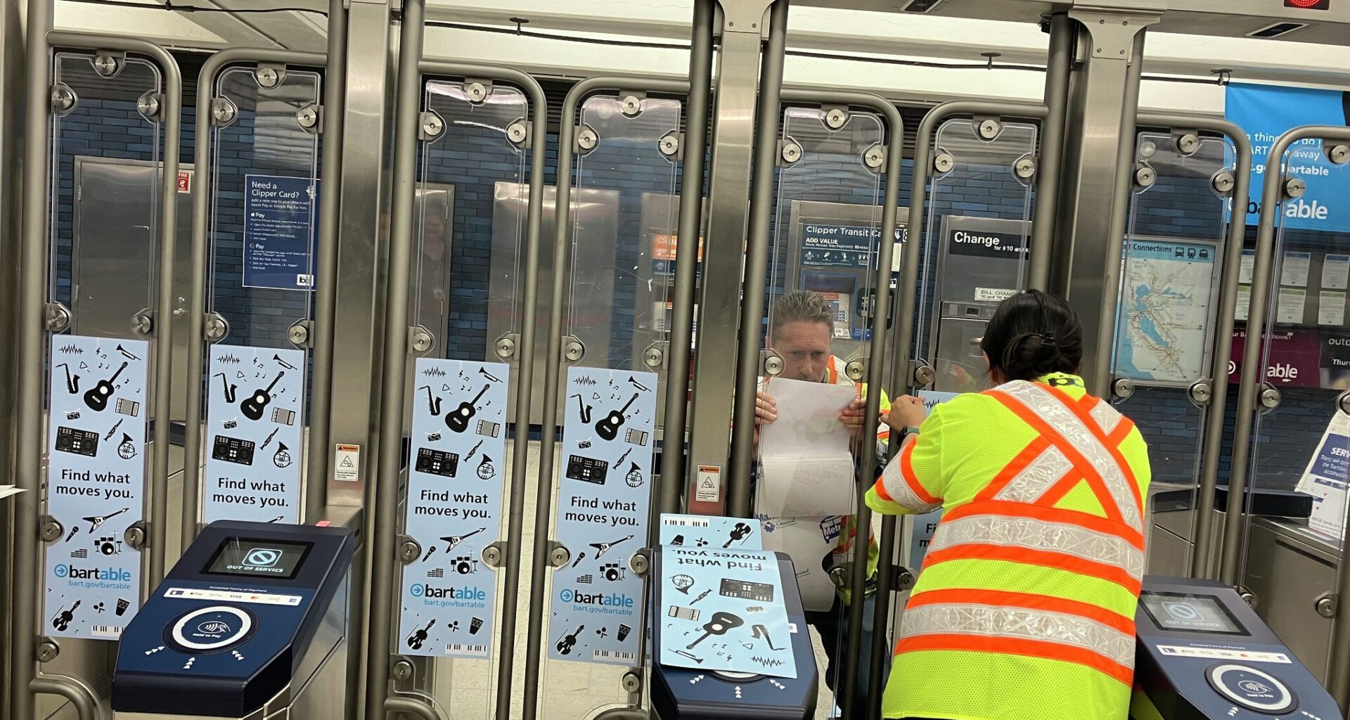 BART’s fare gates were built to stop evasion. Now they’ll sell ads