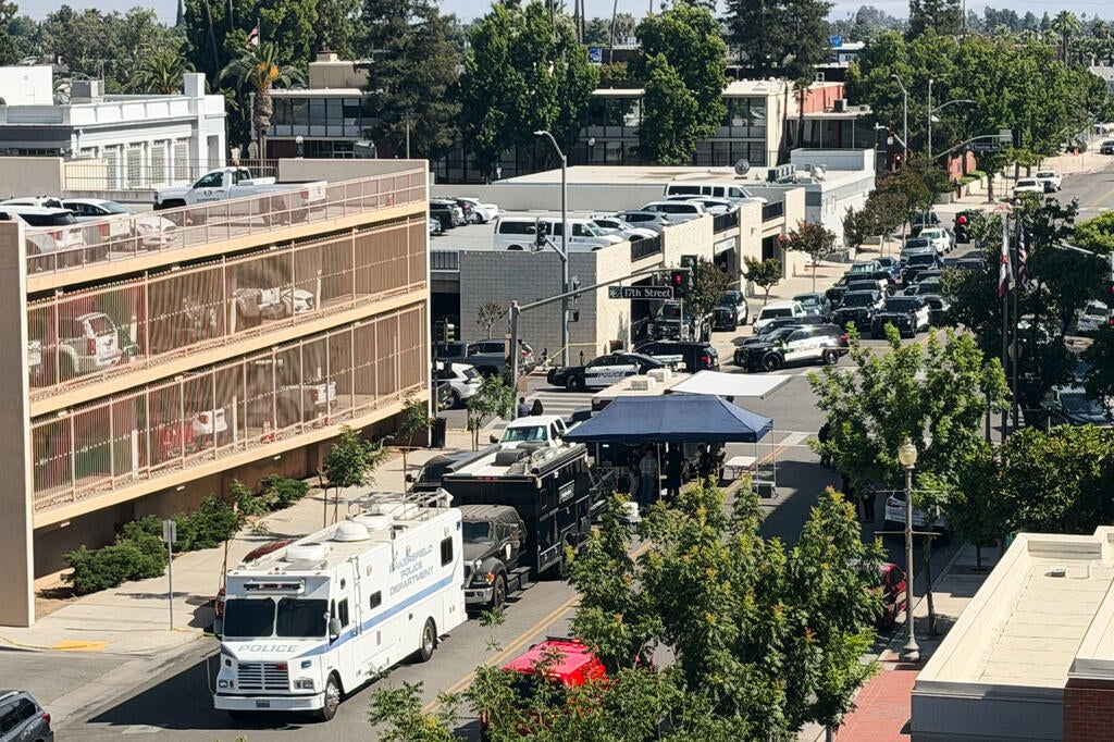 Hostage situation at bank building in California ends after suspect shot dead