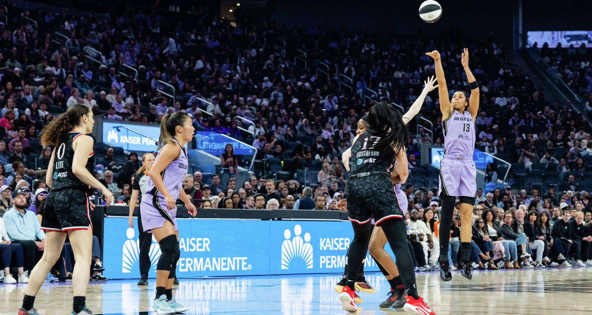 Golden State Valkyries hit 18 3-pointers in win over Portland Fire