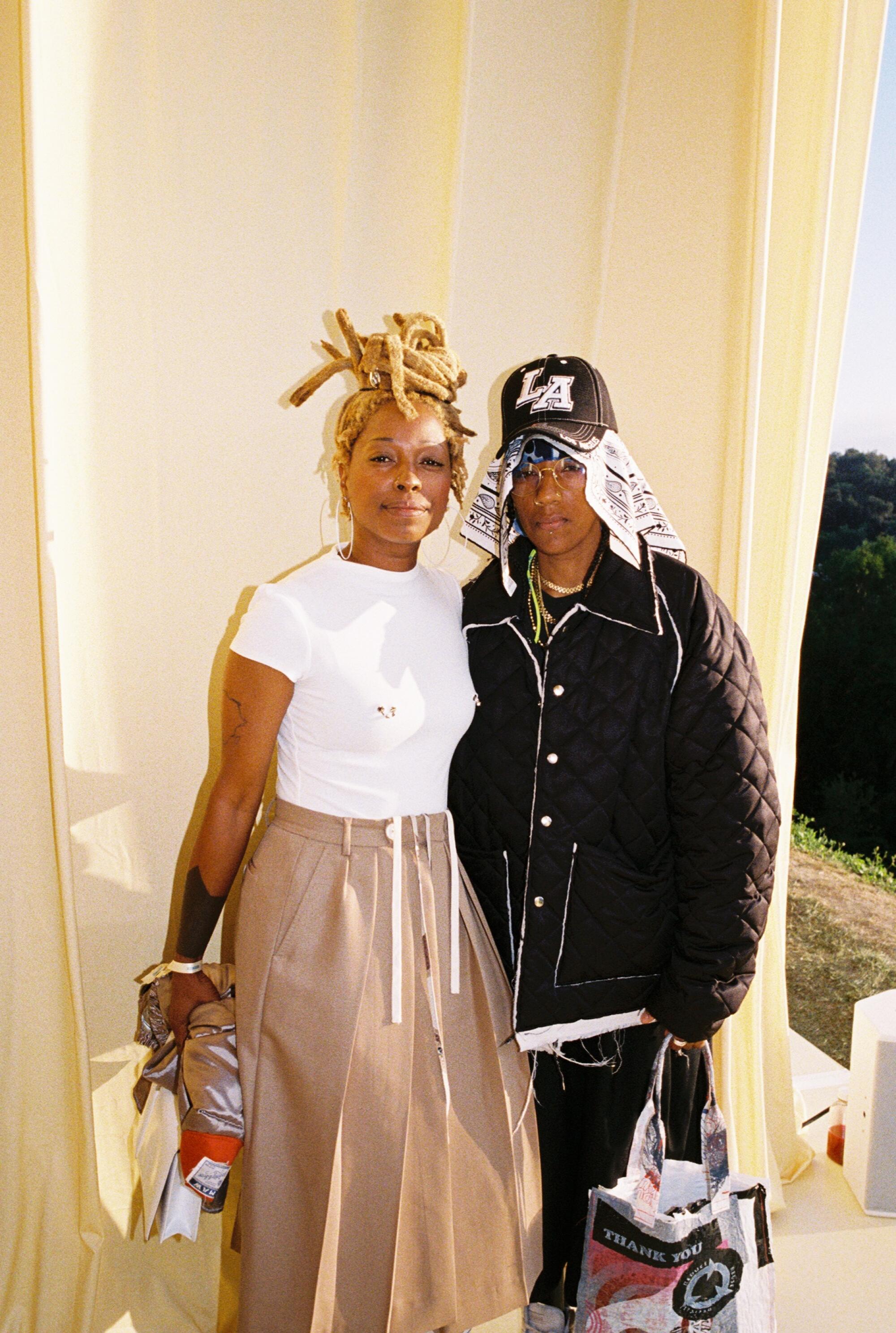 Monique McWilliams and Lauren Halsey.
