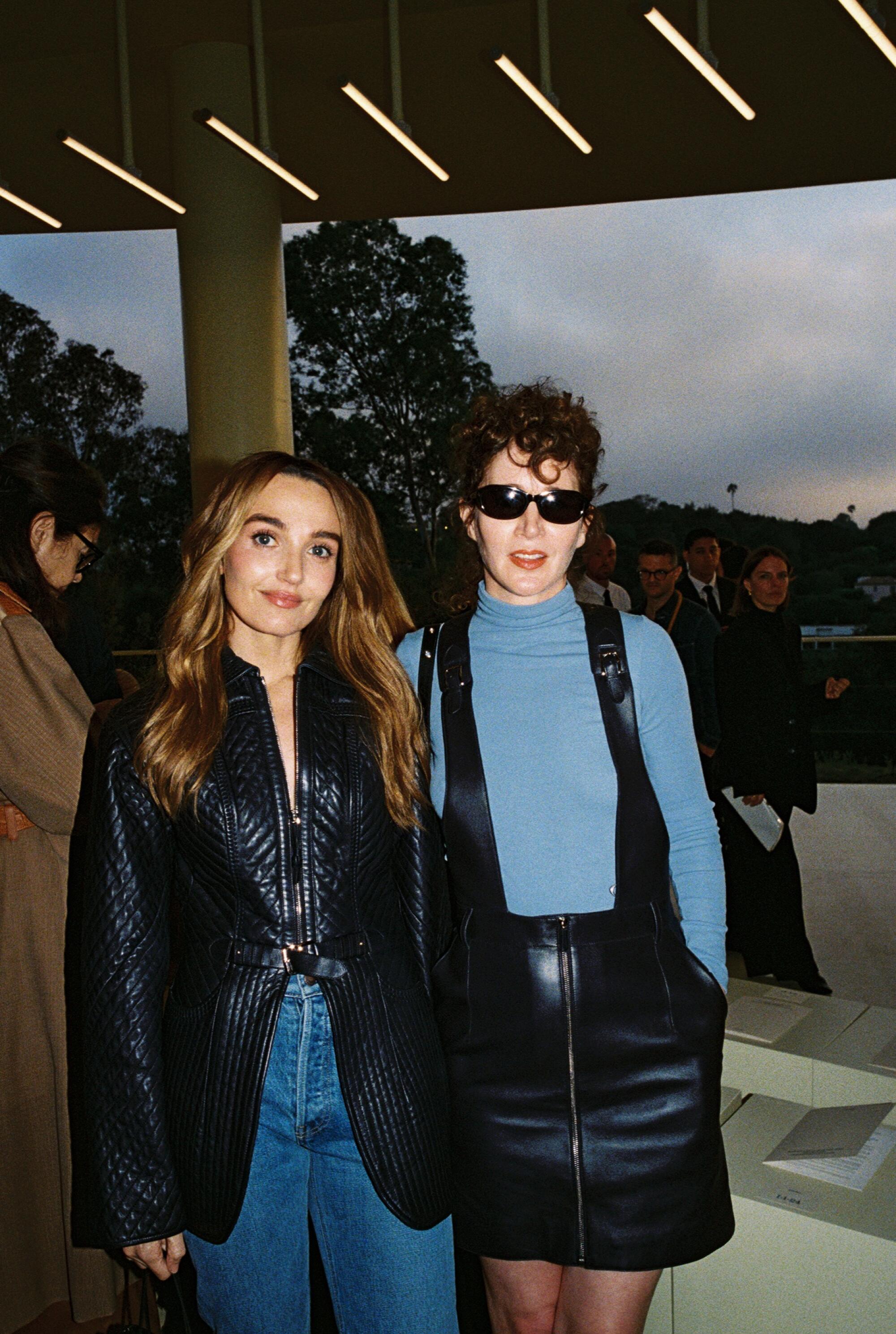Chloe Fineman and Miranda July.