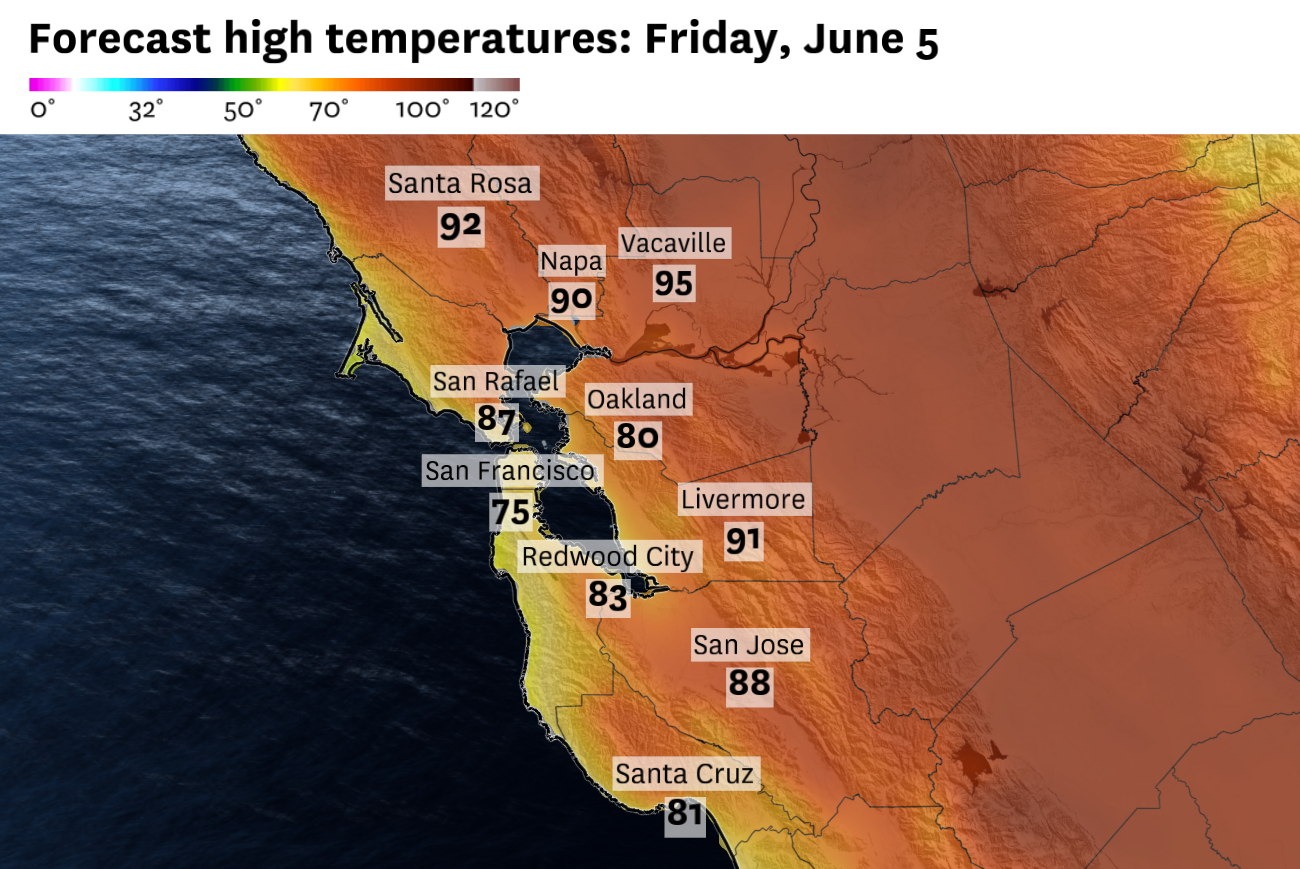 California to get hot before a big weather change