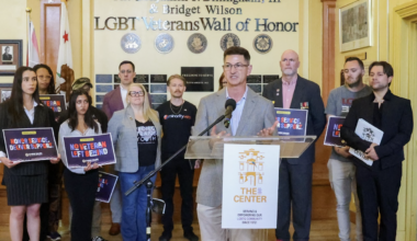 'We are on the front lines': Asm. Ward and veteran groups spotlight bill protecting trans troops