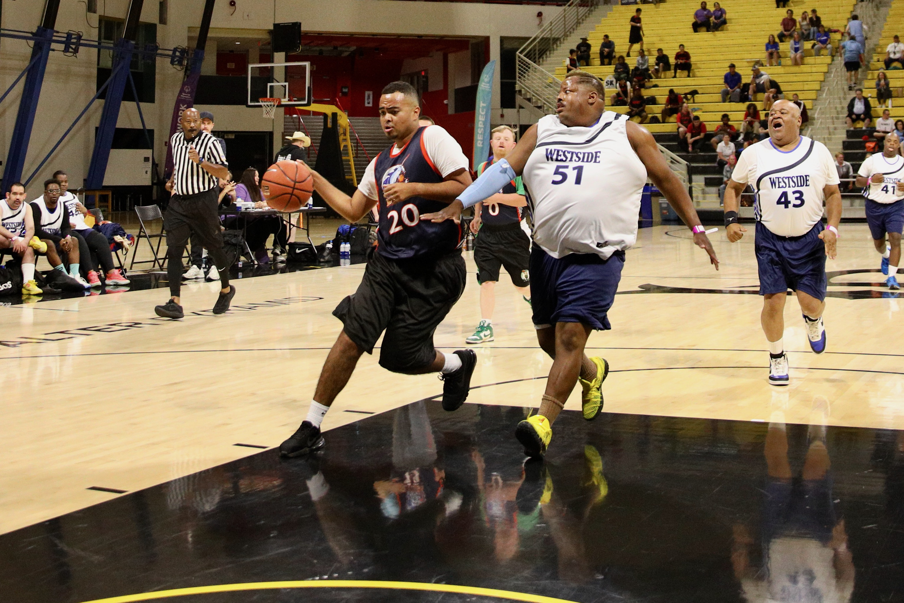 The Westside All-Stars battle the Sea Unicorns from San Diego...
