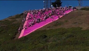 San Francisco unveils iconic Pink Triangle to kick off Pride Month