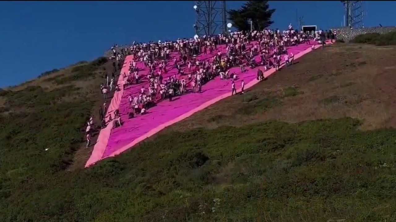 San Francisco unveils iconic Pink Triangle to kick off Pride Month