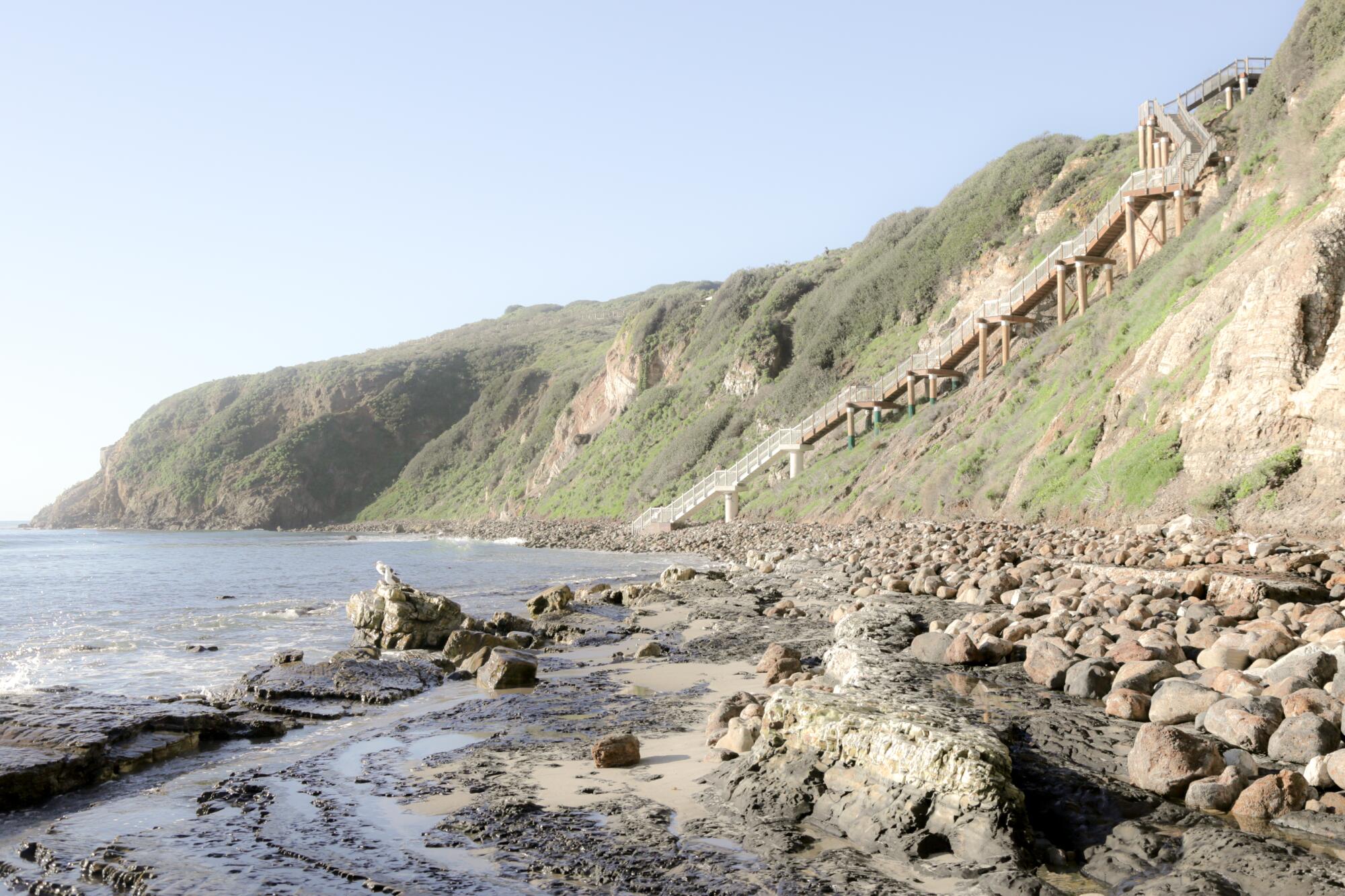 The Malibu coastline just south of Point Dume.