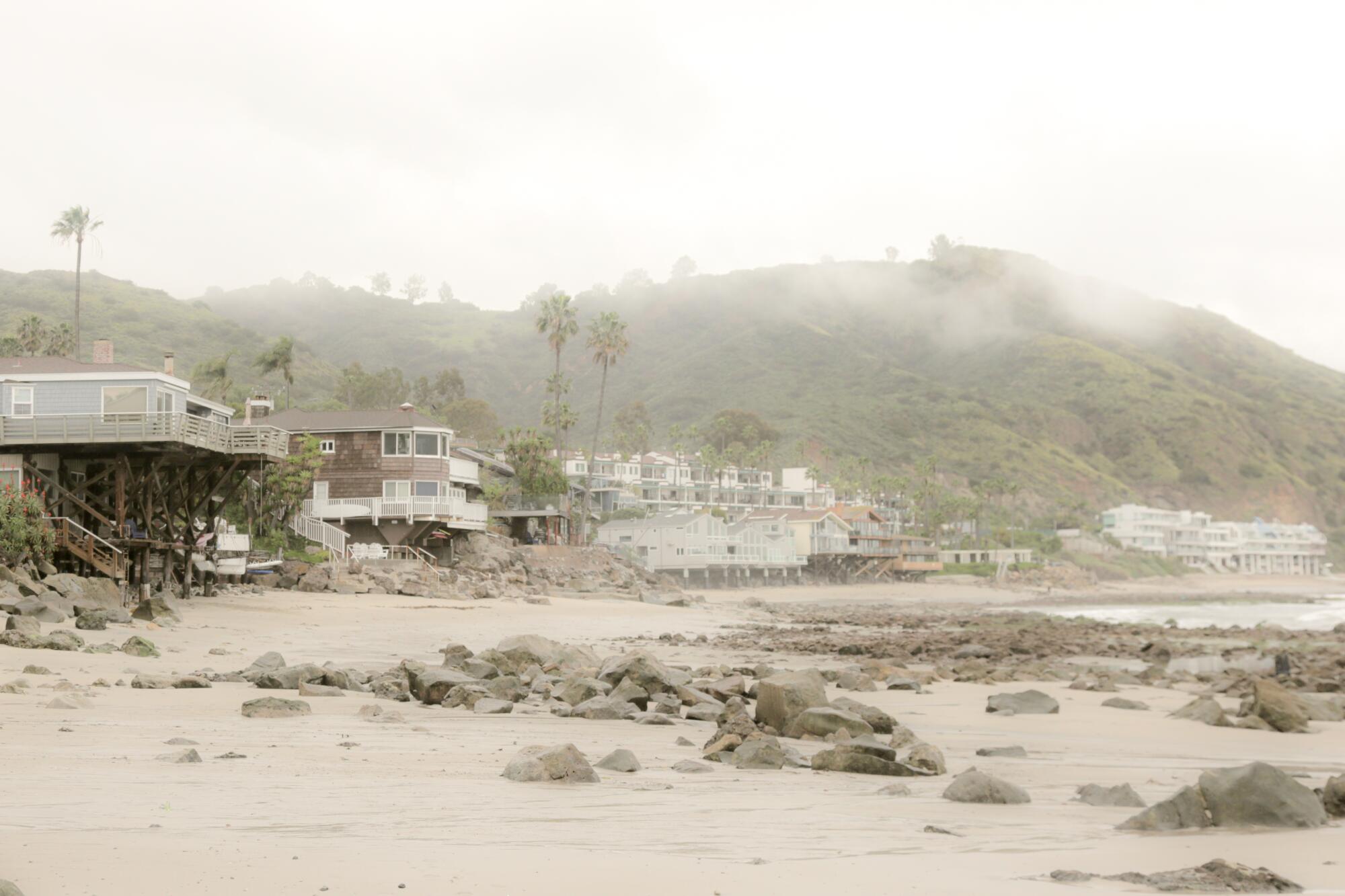 The Malibu coastline near Escondido Beach.