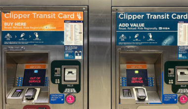 Clipper machines are down across the Bay Area — again