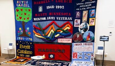 AIDS Memorial Quilt on display as UCSD's Owen Clinic holds vigil