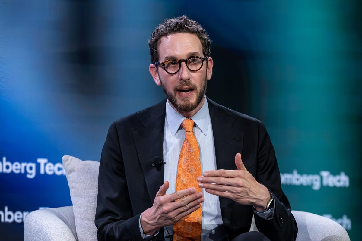 State Senator Scott Wiener, a Democrat from California, during the Bloomberg Tech conference