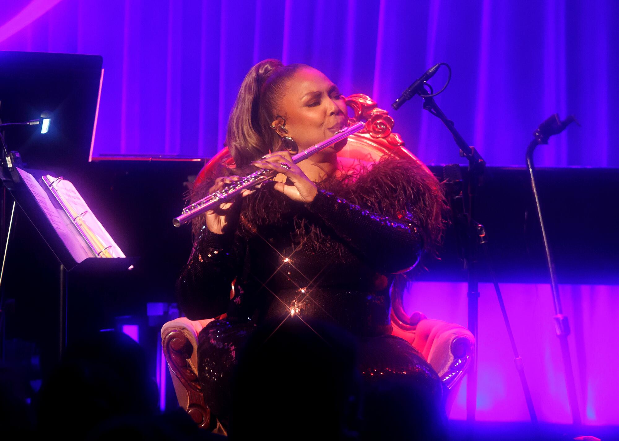 Lizzo performs in February at the Blue Note in Los Angeles.