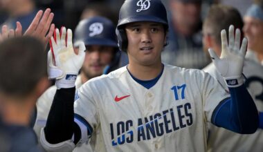 Los Angeles Dodgers’ Shohei Ohtani Stumbles In Bid For 7th Win