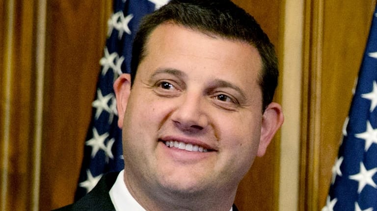 FILE – U.S. Rep. David Valadao, R-Calif., poses for a...