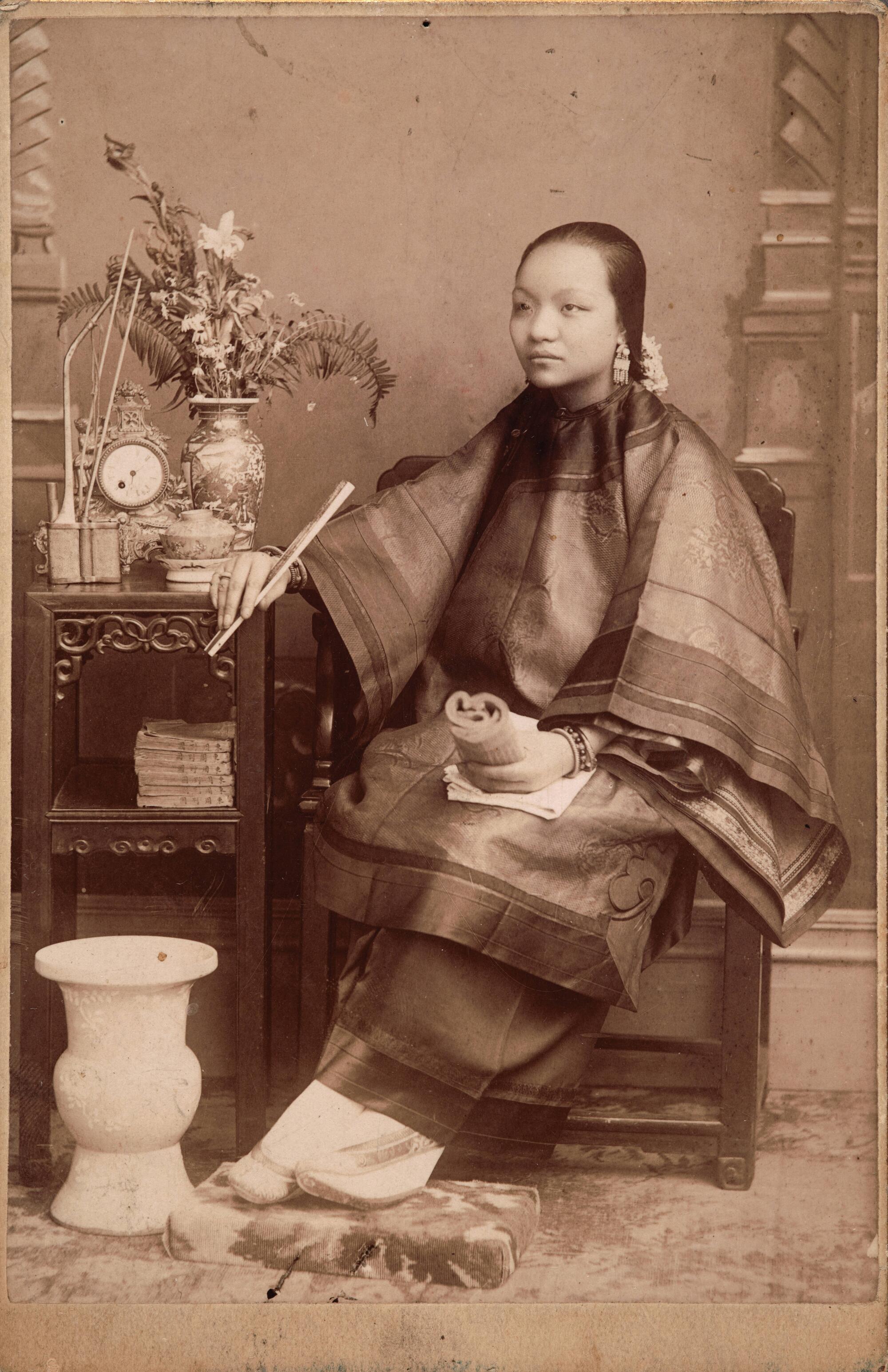 Resident of Los Angeles Chinatown, from the Lisa See Collection at the Huntington Library.