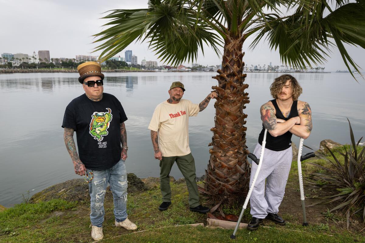 Sublime members from left: guitarist Eric Wilson, drummer Bud Gaugh, and vocalist Jakob Nowell