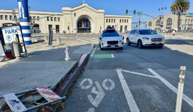 Some Waymos pick up an old San Francisco habit: parking in bike lanes